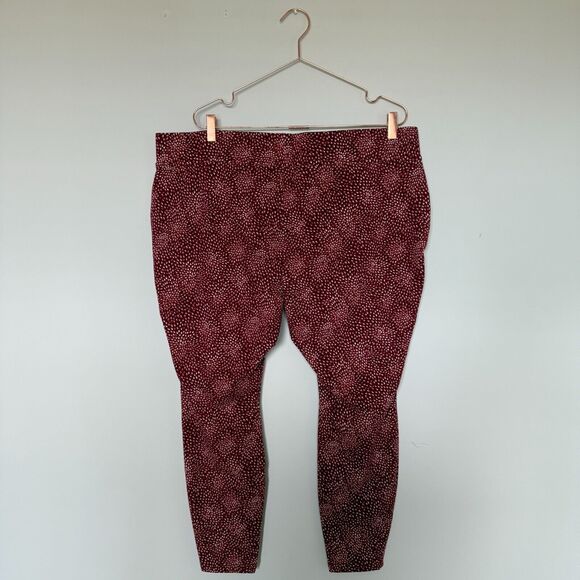 Lands' End Womens Starfish Legging 2X Multicolor Pull On Spring Colorful Stretch - Picture 5 of 5